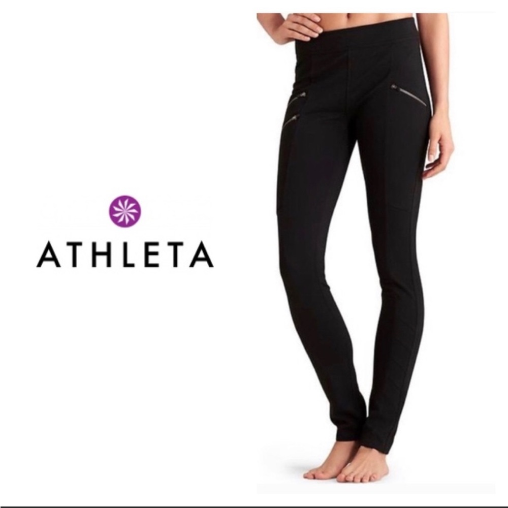 ATHLETA black moto legging